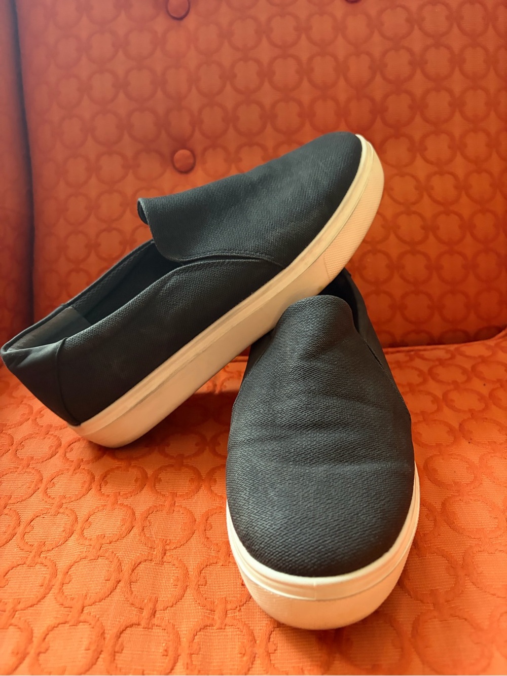 Black Slip-On Canvas Sneakers - Dr Scholls